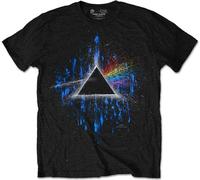 Pink Floyd Tričko Dark Side of the Moon Bleu Splatter Unie Noir L