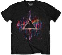 Pink Floyd Tričko Dark Side of the Moon Pink Splatter Uni Noir L