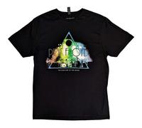 Pink Floyd Tričko Live Band Rainbow Tone Uni Noir L