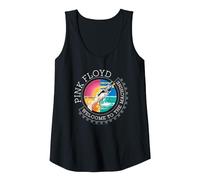 Pink Floyd WYWH50 Poignée de Main Welcome to The Machine Débardeur, Femme, Noir, S