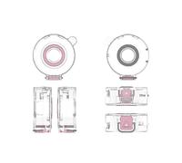 (Pink For Gen3)For Oura Ring Gen3/Gen4 Charger Smartring Charger Protective Case Hard Shell