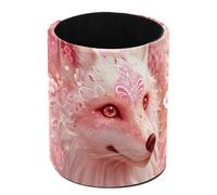 Pink Fox Organiseur à crayons multifonction en cuir synthétique pour bureau, maison, salle de ole