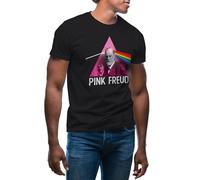 Pink Freud Pink Triangle Famous Rock Band Inspired T-Shirt Noir pour Homme Size XXL