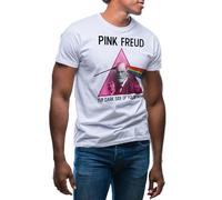 Pink Freud The Dark Side of Your mom Lover T-Shirt Blanc pour Les Hommes Size S