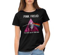 Pink Freud The Dark Side of Your mom T-Shirt Femme Noir Size S