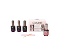 Pink Gellac Kit Semi Permanent - Neutral Sense Kit Manucure Semi Permanent Avec Lampe Led ? Kit De Semi Permanent Longue Tenue - Kit De Manucure - Vernis Semi-Permanent Fabriqué Aux Pays-Bas Rose