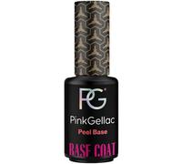 Pink Gellac Peel Off Base Coat Semi Permanent 8 ml - Peel Off Base Gel UV Ongles pour un Retrait Facile - Vernis à Ongles Gel UV pour 14 Jours Qualité Salon - Facile à Enlever