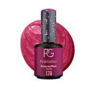 Pink Gellac Vernis Semi Permanent - 170 Powerful Plum 15 ml - Vernis à Ongles Gel Pour 14+ Jours de Manucure Impeccable - Facile à Utiliser - Semi Permanent Facile à Enlever