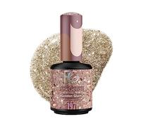 Pink Gellac Vernis Semi Permanent - 197 Golden Glam 15 ml - Vernis à Ongles Gel Pour 14+ Jours de Manucure Impeccable - Facile à Utiliser - Semi Permanent Facile à Enlever