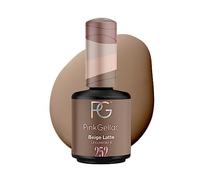Pink Gellac Vernis Semi Permanent - 252 Beige Latte 15ml - Vernis à Ongles Gel Pour 14+ Jours de Manucure Impeccable - Facile à Utiliser - Semi Permanent Facile à Enlever