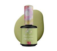 Pink Gellac Vernis Semi Permanent - 284 Spring Green 15ml - Vernis à Ongles Gel Pour 14+ Jours de Manucure Impeccable - Facile à Utiliser - Semi Permanent Facile à Enlever