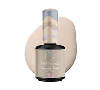 Pink Gellac Vernis Semi Permanent - 298 Porcelain Beige 15ml - Vernis à Ongles Gel Pour 14+ Jours de Manucure Impeccable - Facile à Utiliser - Semi Permanent Facile à Enlever