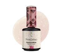 Pink Gellac Vernis Semi Permanent - 304 Radiant White 15ml - Vernis à Ongles Gel Pour 14+ Jours de Manucure Impeccable - Facile à Utiliser - Semi Permanent Facile à Enlever