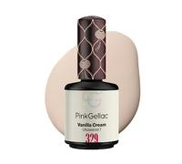 Pink Gellac Vernis Semi Permanent - 329 Vanilla Cream 15ml - Vernis à Ongles Gel Pour 14+ Jours de Manucure Impeccable - Facile à Utiliser - Semi Permanent Facile à Enlever