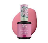 Pink Gellac Vernis Semi Permanent - 344 Vintage Rose 15ml - Vernis à Ongles Gel Pour 14+ Jours de Manucure Impeccable - Facile à Utiliser - Semi Permanent Facile à Enlever