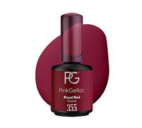 Pink Gellac Vernis Semi Permanent - 355 Royal Red 15ml - Vernis à Ongles Gel Pour 14+ Jours de Manucure Impeccable - Facile à Utiliser - Semi Permanent Facile à Enlever