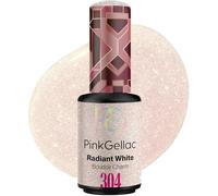 Pink Gellac Vernis Semi Permanent, Vegan - 304 Radiant White 8 ml