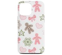 Pink Gingerbread Man Christmas Coquette Cute Bow Xmas Cookie Coque pour iPhone 13 Pro Max