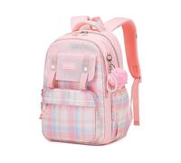 (Pink)Girls Backpack, Ideal School Backpack for Girls from Elementary to Teen Years, Kawaii Bookbag Cute Large Capacity
