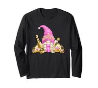 Pink GNOME Princess Graphic for Girls Trip Funny Birthday Manche Longue