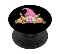 Pink GNOME Princess Graphic for Girls Trip Funny Birthday PopSockets PopGrip Adhésif