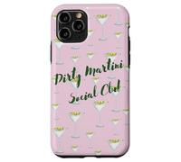 Pink Graffiti Dirty Martini Social Club Coque pour iPhone 11 Pro