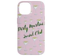 Pink Graffiti Dirty Martini Social Club Coque pour iPhone 14