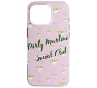 Pink Graffiti Dirty Martini Social Club Coque pour iPhone 16 Pro