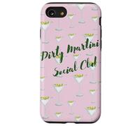 Pink Graffiti Dirty Martini Social Club Coque pour iPhone SE (2020) / 7/8