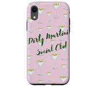 Pink Graffiti Dirty Martini Social Club Coque pour iPhone XR
