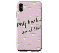 Pink Graffiti Dirty Martini Social Club Coque pour iPhone XS Max