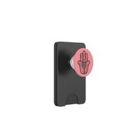 Pink Hamsa Hand with Eye - Spiritual Gift for Valentines Day PopSockets PopWallet pour MagSafe