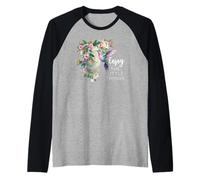 Pink Hummingbird Enjoy The Little Things Humming Bird Sage Manche Raglan