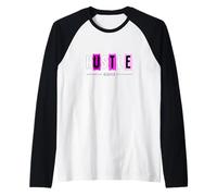 Pink Hustle Harder Pink Graphic Manche Raglan