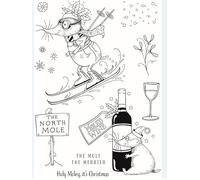 Pink Ink Designs 6 8 Clear Stamp Set The North Mole Lot de tampons transparents 15,2 x 20,3 cm, 6 x 8 in