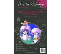 Pink Ink Designs Ensemble de tampons transparents Mr & Mrs, A6