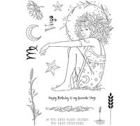 Pink Ink Designs Ensemble de tampons transparents-Vierge, 6 x 8 inches