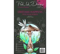 Pink Ink Designs Shiitake Happens-Ensemble de tampons transparents, A6