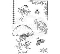 Pink Ink Designs Toadally Amazing - Ensemble de tampons transparents, A6