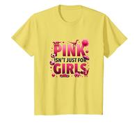 Pink Isn't Just for Girls Pink Boys Dinosaure Soccer Fun T-Shirt, Enfant, Citron, 6 Ans