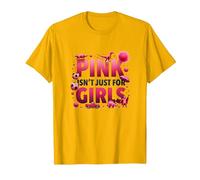 Pink Isn't Just for Girls Pink Boys Dinosaure Soccer Fun T-Shirt, Homme, Doré Vif, L