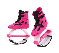 Pink Jumping Shoes Kids Teen Adult Fitness Sports Bouncing Shoes Anti-Gravity Running Boots(42-44/rose Pink)