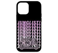 Pink Junglist Girl Costume de DJ de Batterie et de Basse Musique de la Jungle Coque pour iPhone 12 Mini
