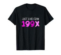 Pink Just A Kid de 199X Pink Graphic T-Shirt