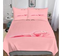 Pink Kaws Housse De Couette Cartoon Characters Parure De Lit Double£¿Xcm£© Avec Fermeture ¿¿Clair - Cartoon Characters De Housse Couette Avec Assortie Ta
