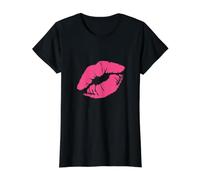 Pink Kiss Mark Rouge à lèvres T-Shirt Graphique avec Valeur