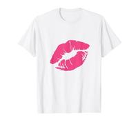 Pink Kiss Mark Rouge à lèvres T-Shirt Graphique avec Valeur