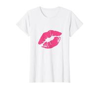 Pink Kiss Mark Rouge à lèvres T-Shirt Graphique avec Valeur