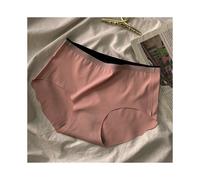(Pink,L)Elegant Women's Ice Silk Underwear Breathable Comfortable Low Waist Triangle Briefs For Young Girls Available In Various Sizes