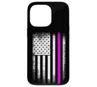 Pink Line Contre Le Cancer Combat statut Anti-Cancer du Sein solidar Coque pour iPhone 13 Pro
